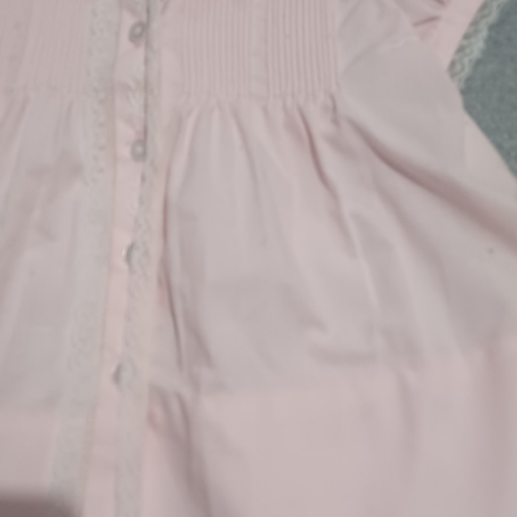 Vintage A Little Angel Pink Smock Dress 3 Months Short Puffy Sleeves vintage. Co - Picture 4 of 7